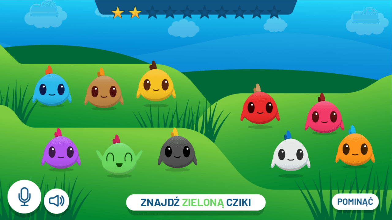 Ekran gry i podsumowanie postępów