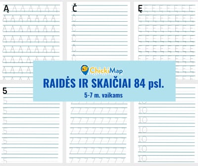 RAIDĖS IR SKAIČIAI (PDF)