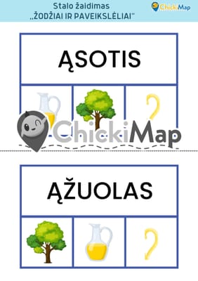 STALO ŽAIDIMAS ,,ŽODŽIAI IR PAVEIKSLĖLIAI” (PDF)