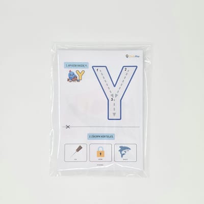 Čikių raidės. Set 3 — 10 letters, 60 printed sheets (Lithuanian)