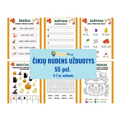 ČIKIŲ RUDENS UŽDUOTYS (PDF)