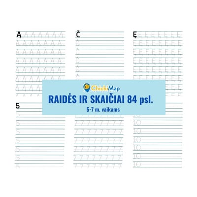 RAIDĖS IR SKAIČIAI (PDF)