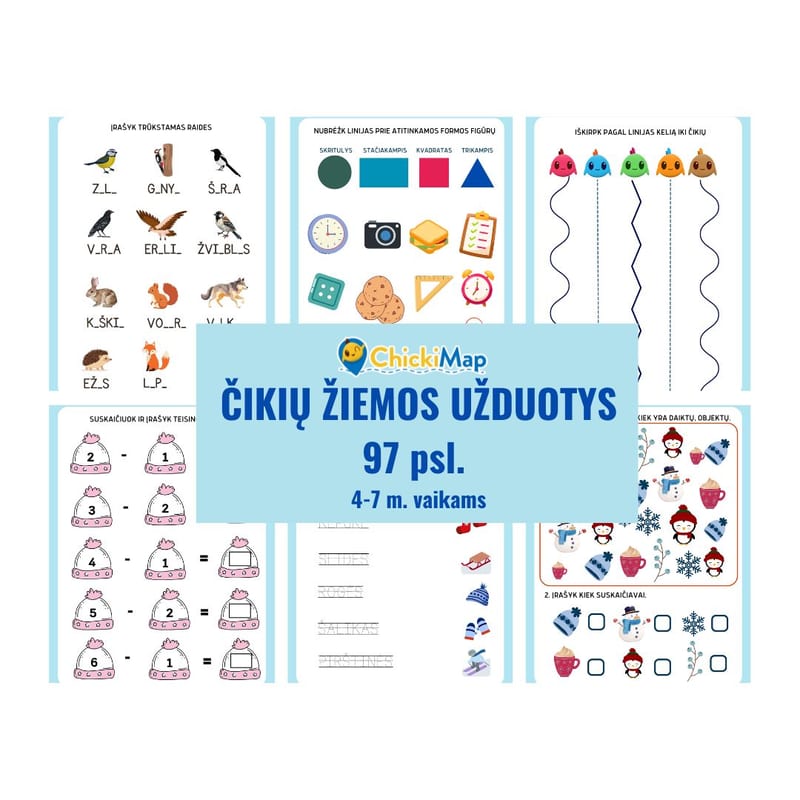ČIKIŲ ŽIEMOS UŽDUOTYS (PDF)
